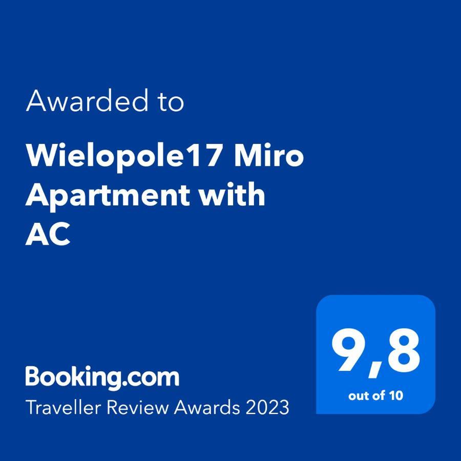 Wielopole17 Miro Apartment With Ac 크라쿠프 외부 사진